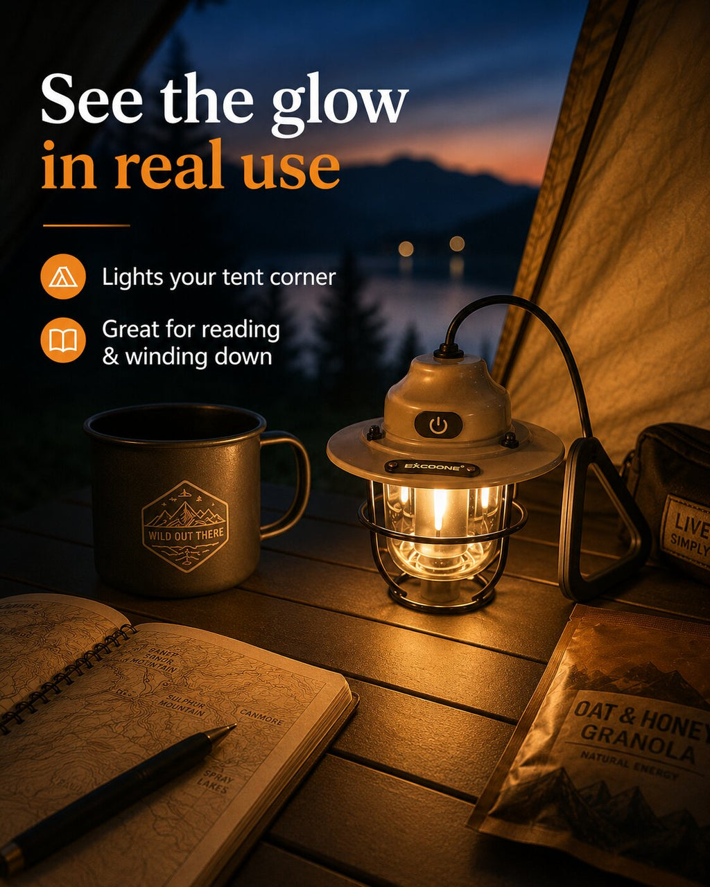 Mini Rechargeable Camp Lantern
