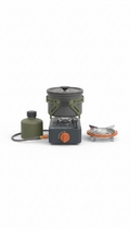 Portable Camp Stove Set With Nesting Pots