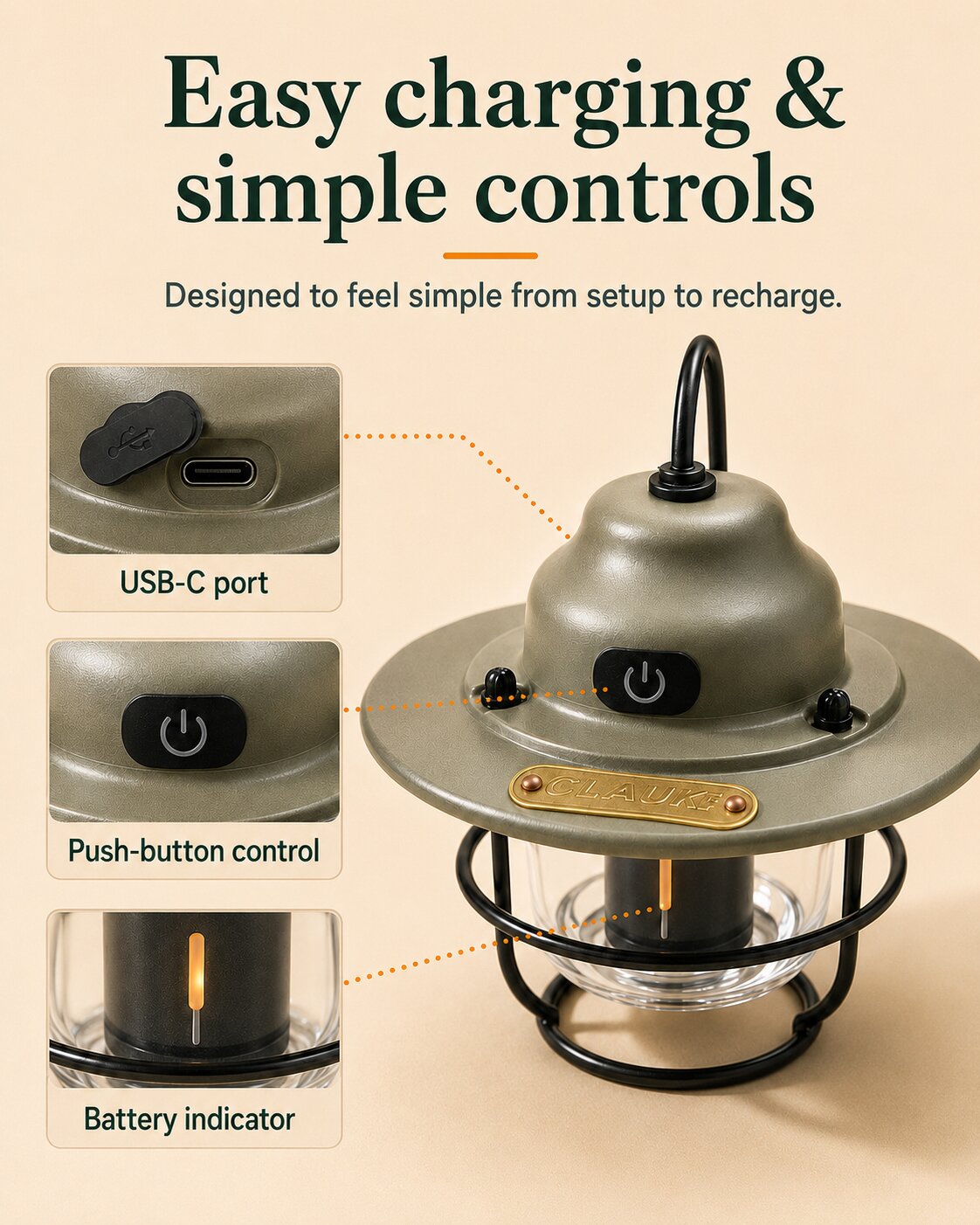 Mini Rechargeable Camp Lantern