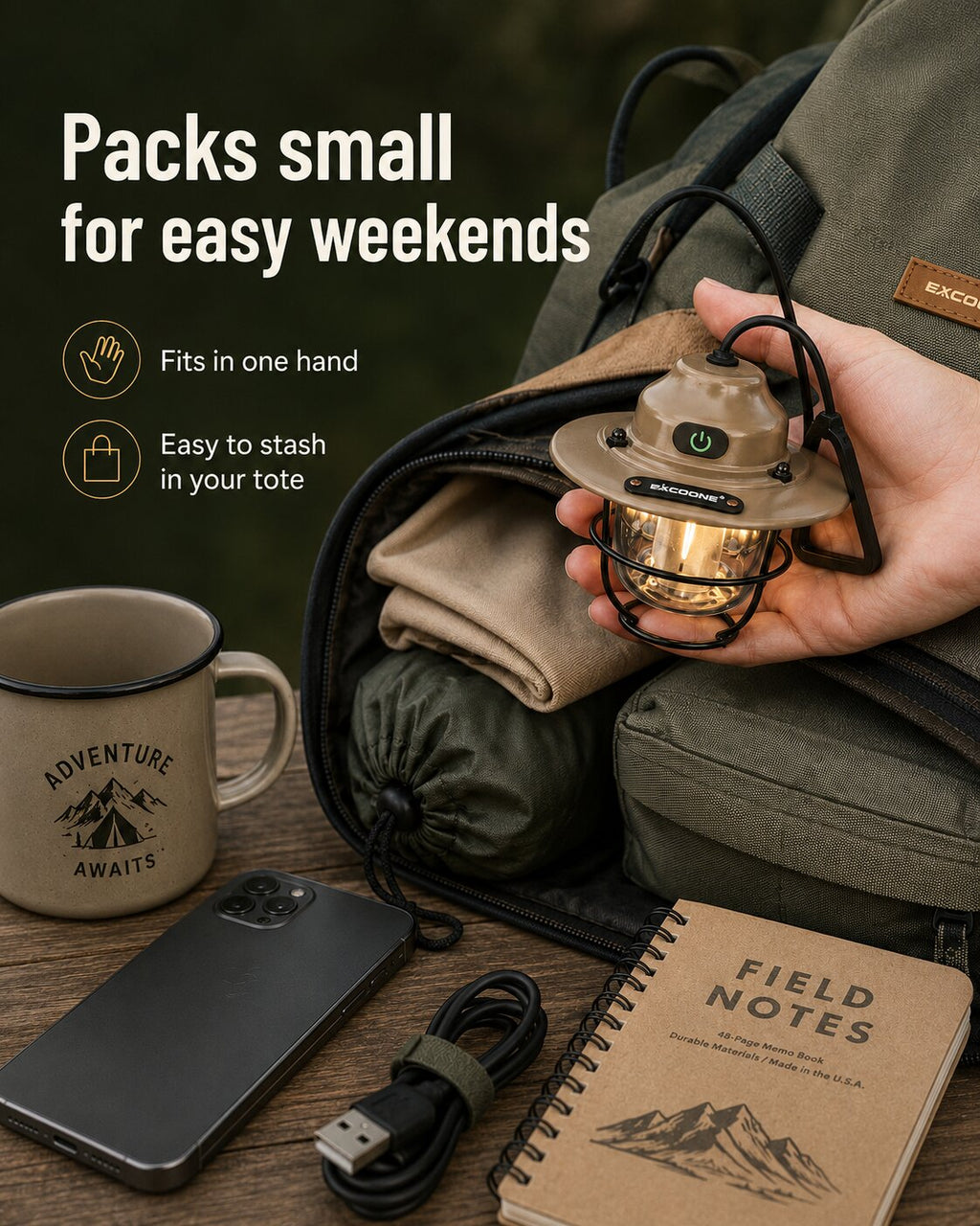 Mini Rechargeable Camp Lantern